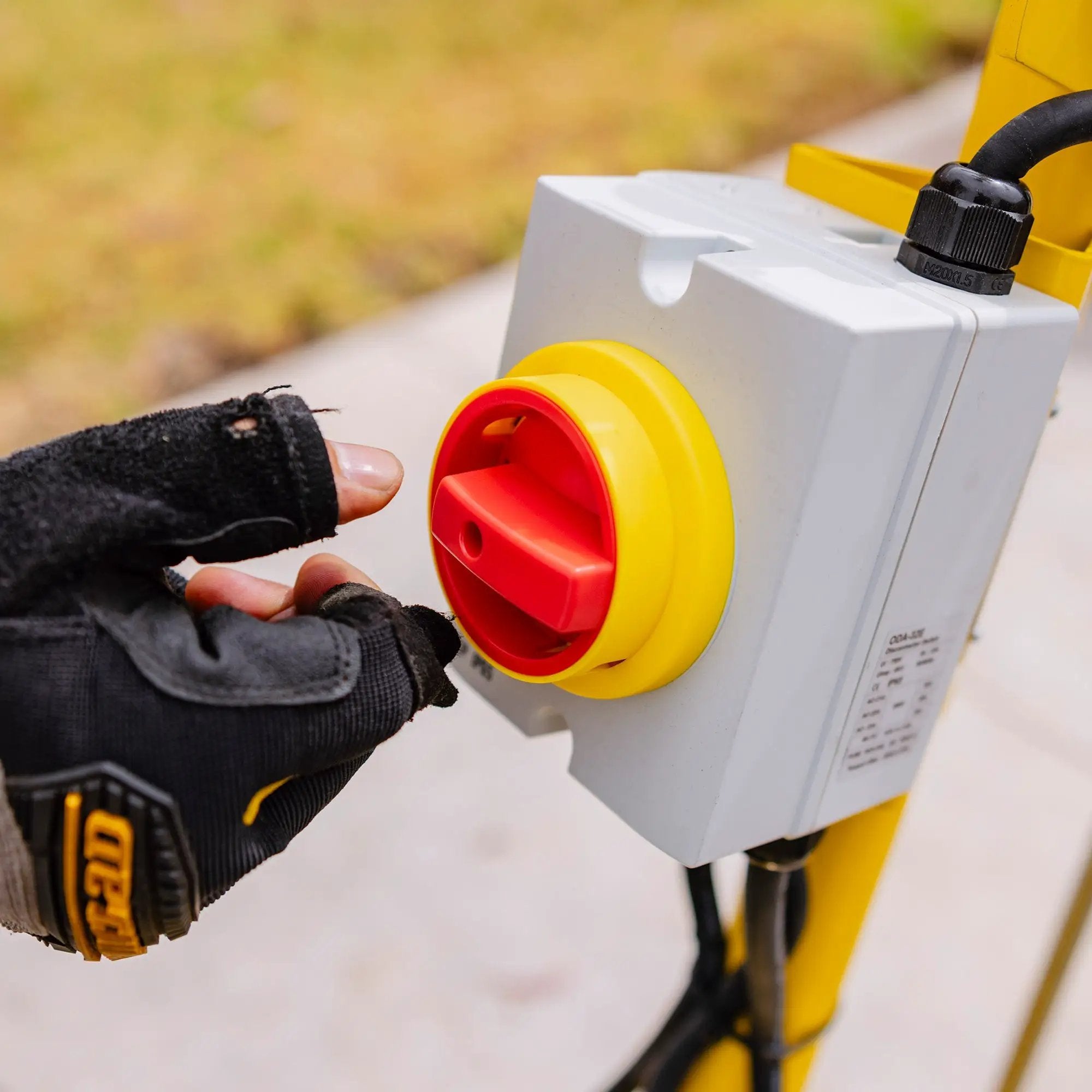 Electric 8” Concrete Scarifier Planer Grinder for Sidewalk Trip Hazard Repair, Traffic Line Removal by Tomahawk Power