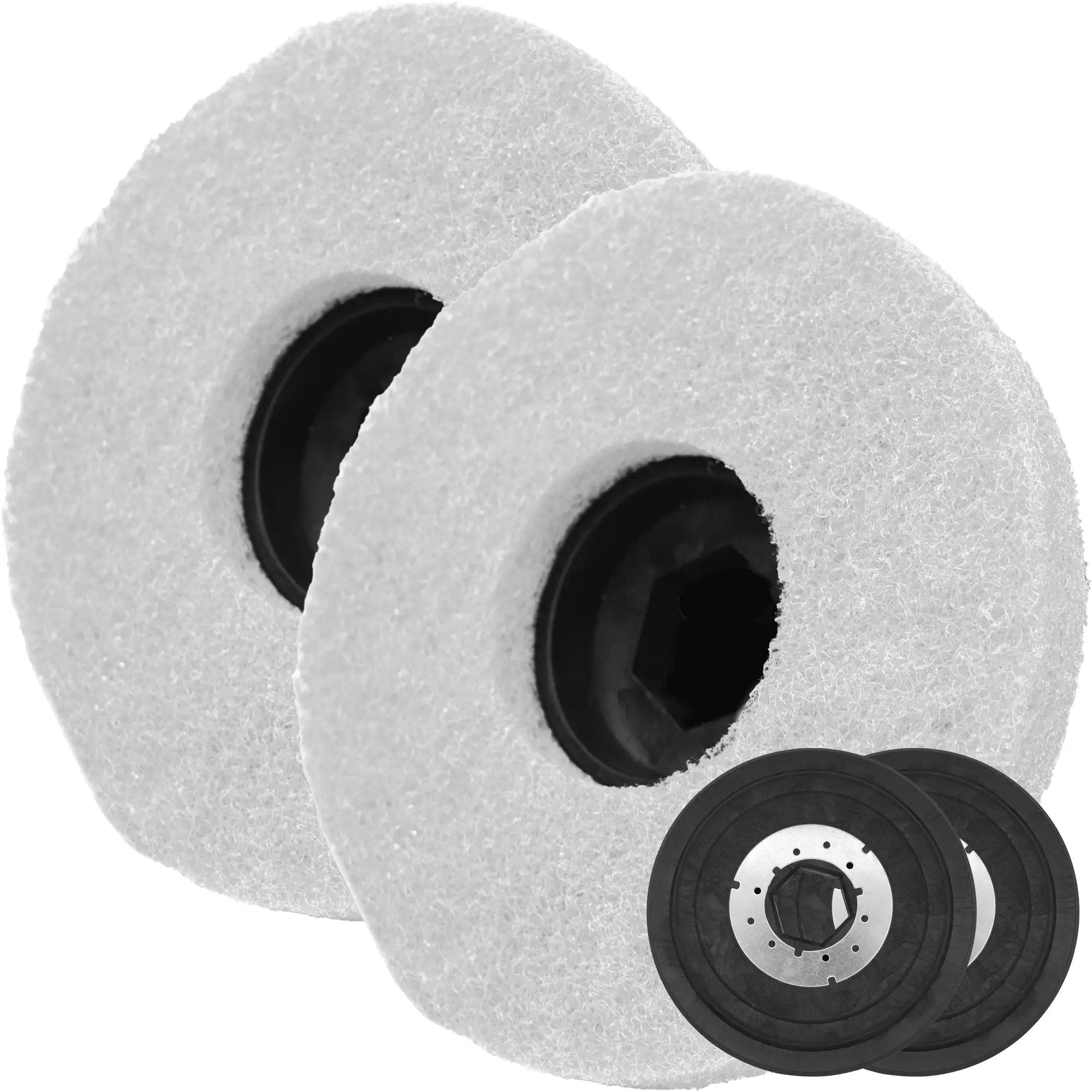 Polishing Pad Brush for TMOP18e Electric Floor Scrubber 2 Pack by Tomahawk Power