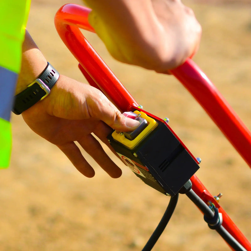 2 HP Electric Vibratory Plate Compactor Tamper for Gravel Soil Compaction by Tomahawk Power