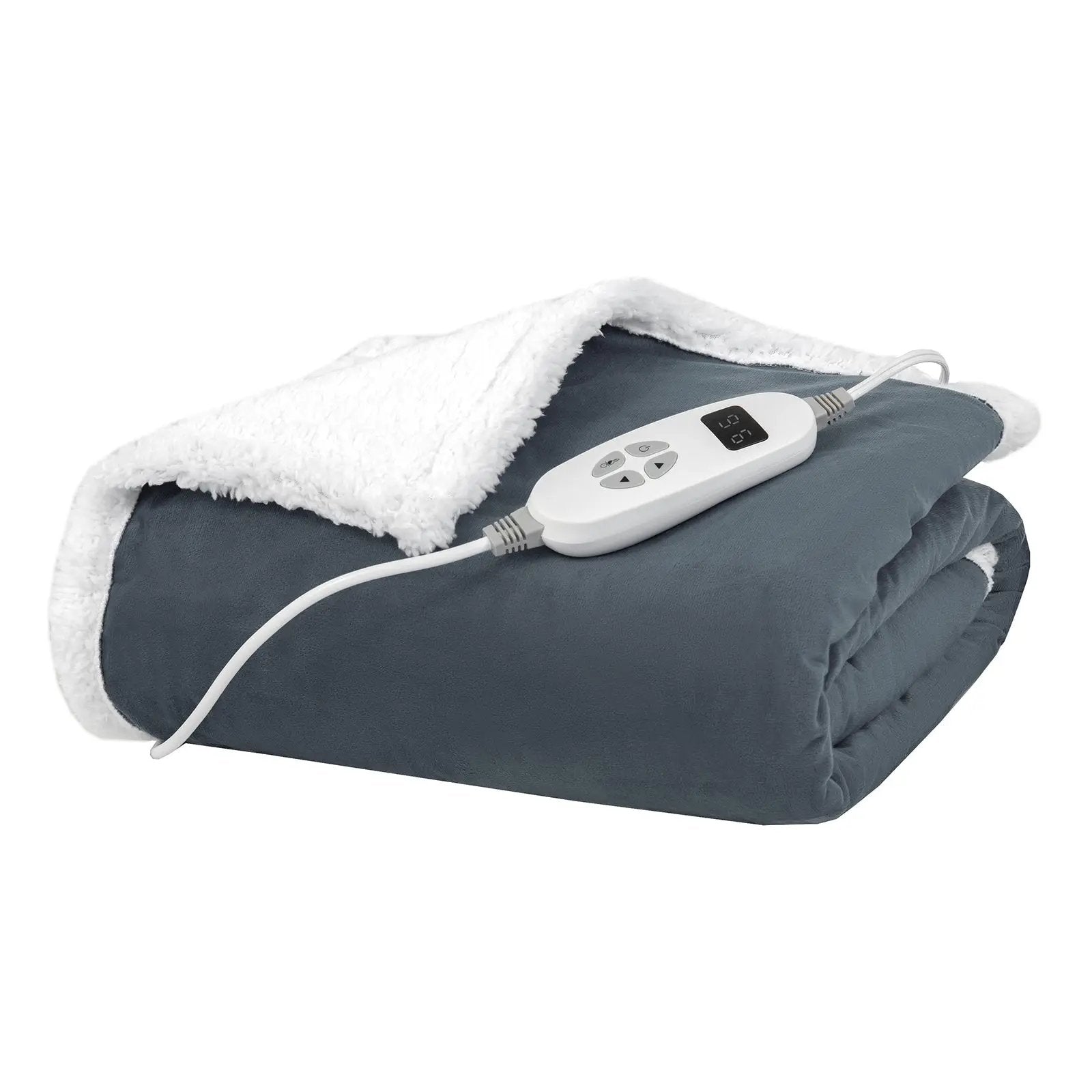 Heated Electric Blanket Throw with 10 Heat Levels by DirectDeals