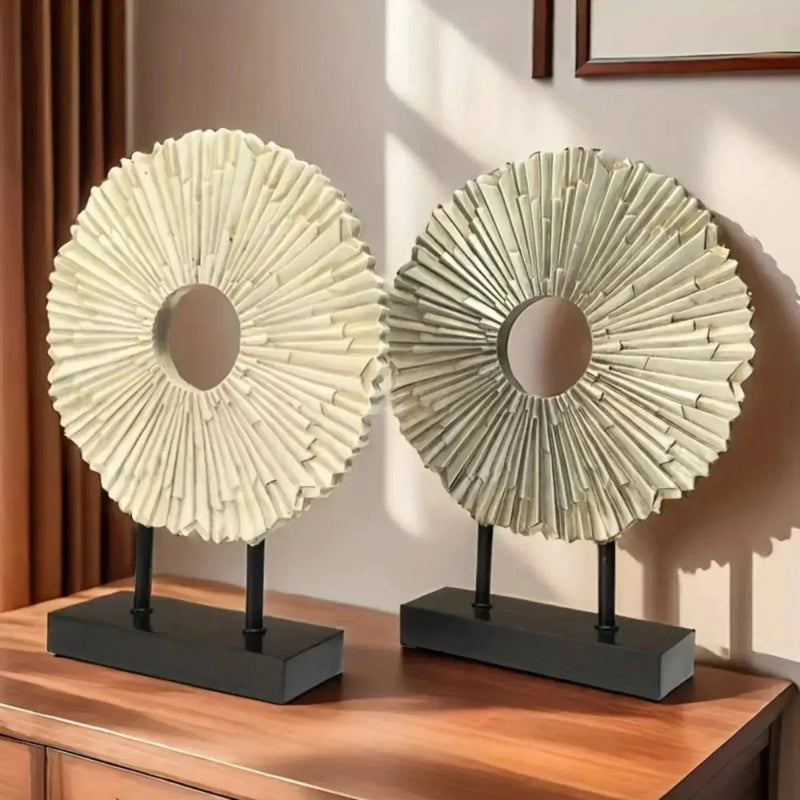 Elegant Golden Sunflower Tabletop Figurine by House Of Avana