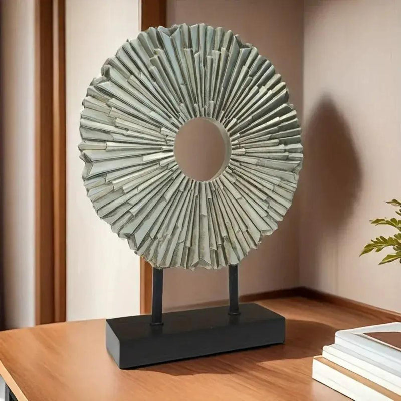 Elegant Golden Sunflower Tabletop Figurine by House Of Avana