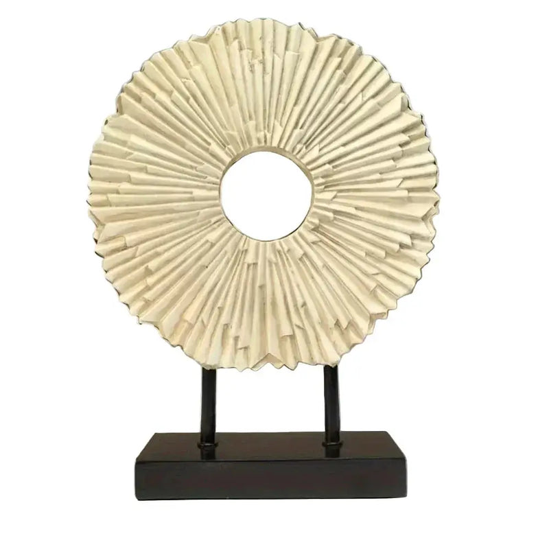 Elegant Golden Sunflower Tabletop Figurine by House Of Avana