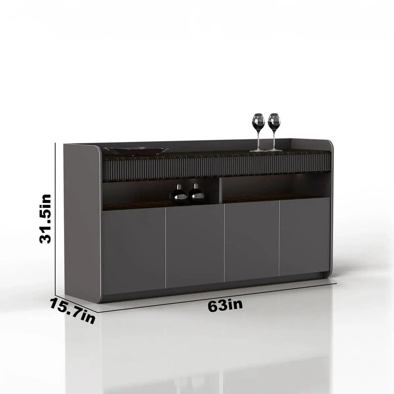Synte · Office Credenza Cabinet Sideboard by Arc Grove