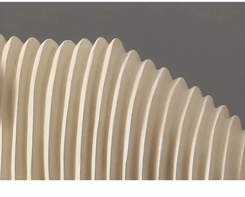 Abstract Elephant and Bull Sculpture Set Ribbed Design for Your Home by House Of Avana