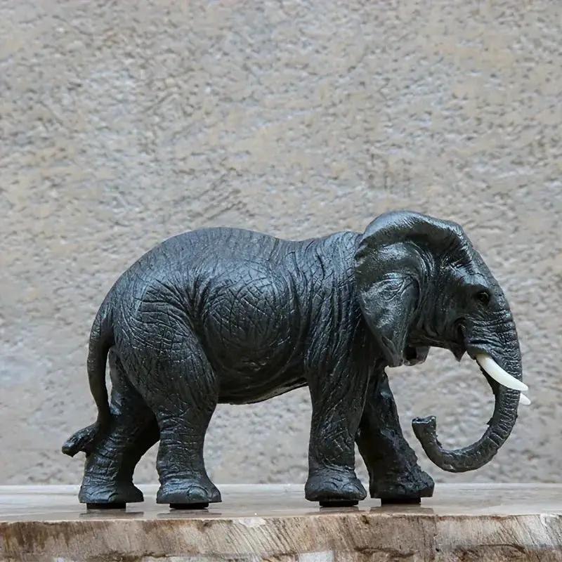 Elephant Figurine - Realistic Colorful Small by House Of Avana