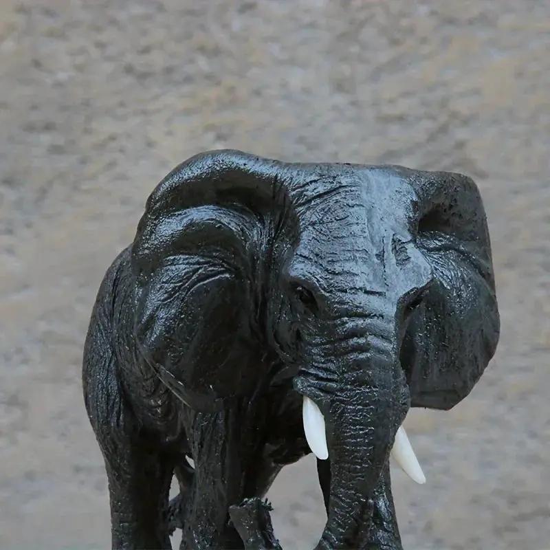 Elephant Figurine - Realistic Colorful Small by House Of Avana