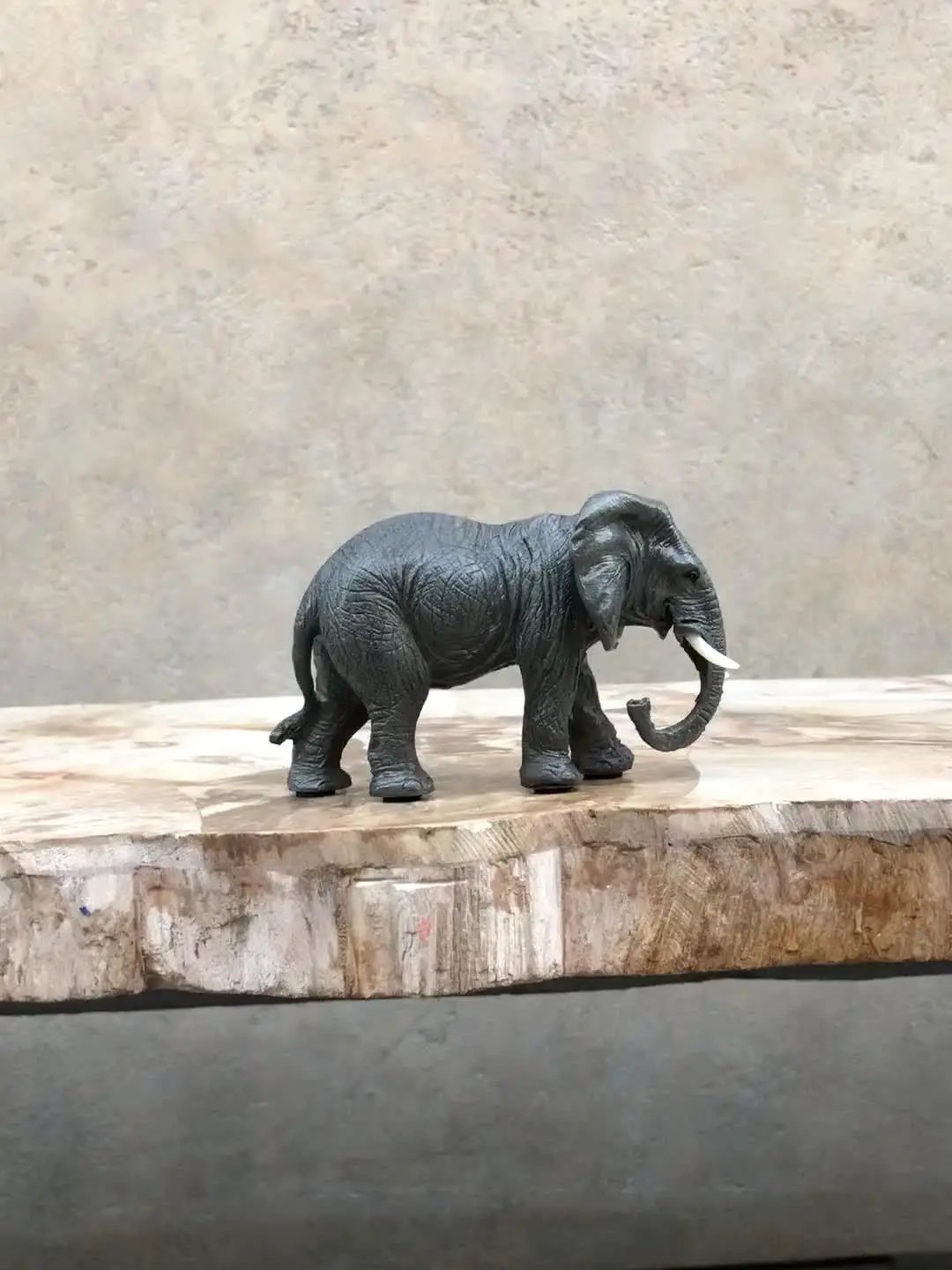 Elephant Figurine - Realistic Colorful Small by House Of Avana