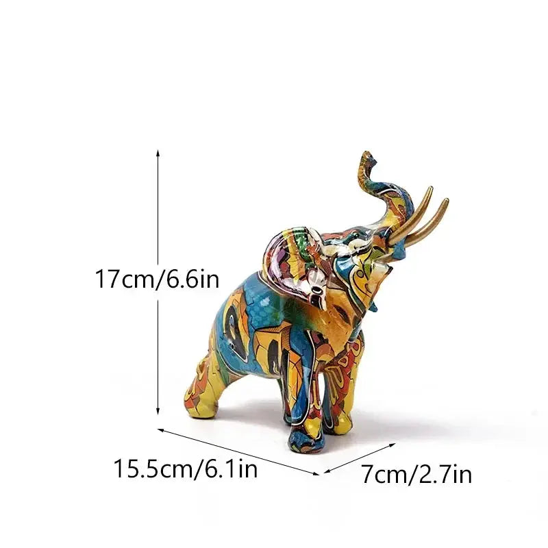 Elephant Sculpture - Modern Street Art Figurine by House Of Avana