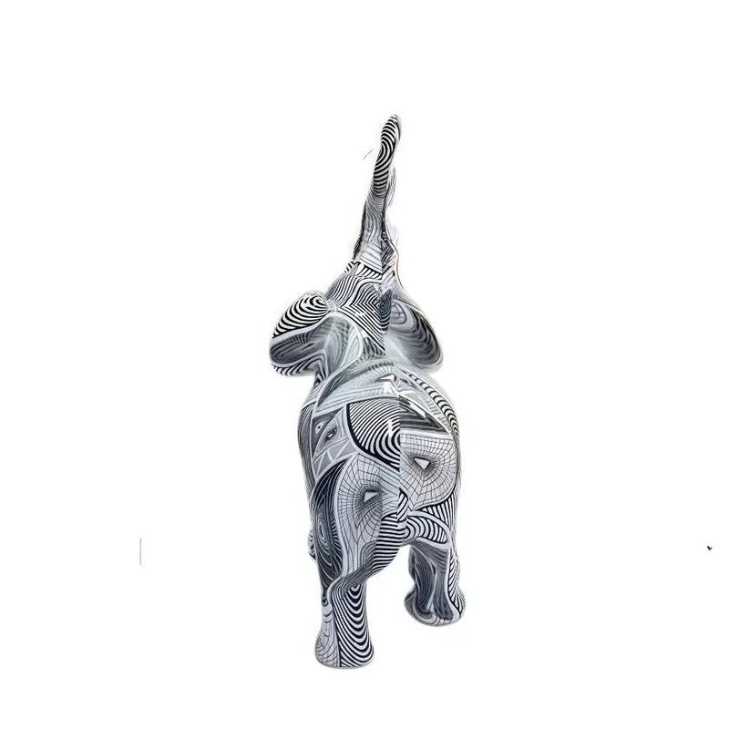Elephant Statue - Modern Black by House Of Avana