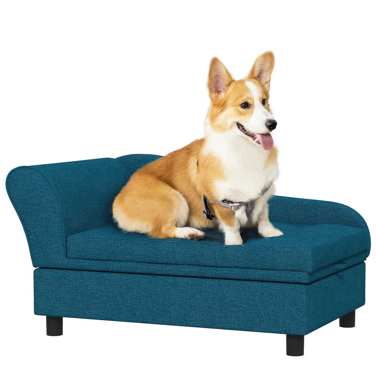 Elevated Pet Sofa Bed with Storage - Small & Medium Dogs, photo 2 of 7