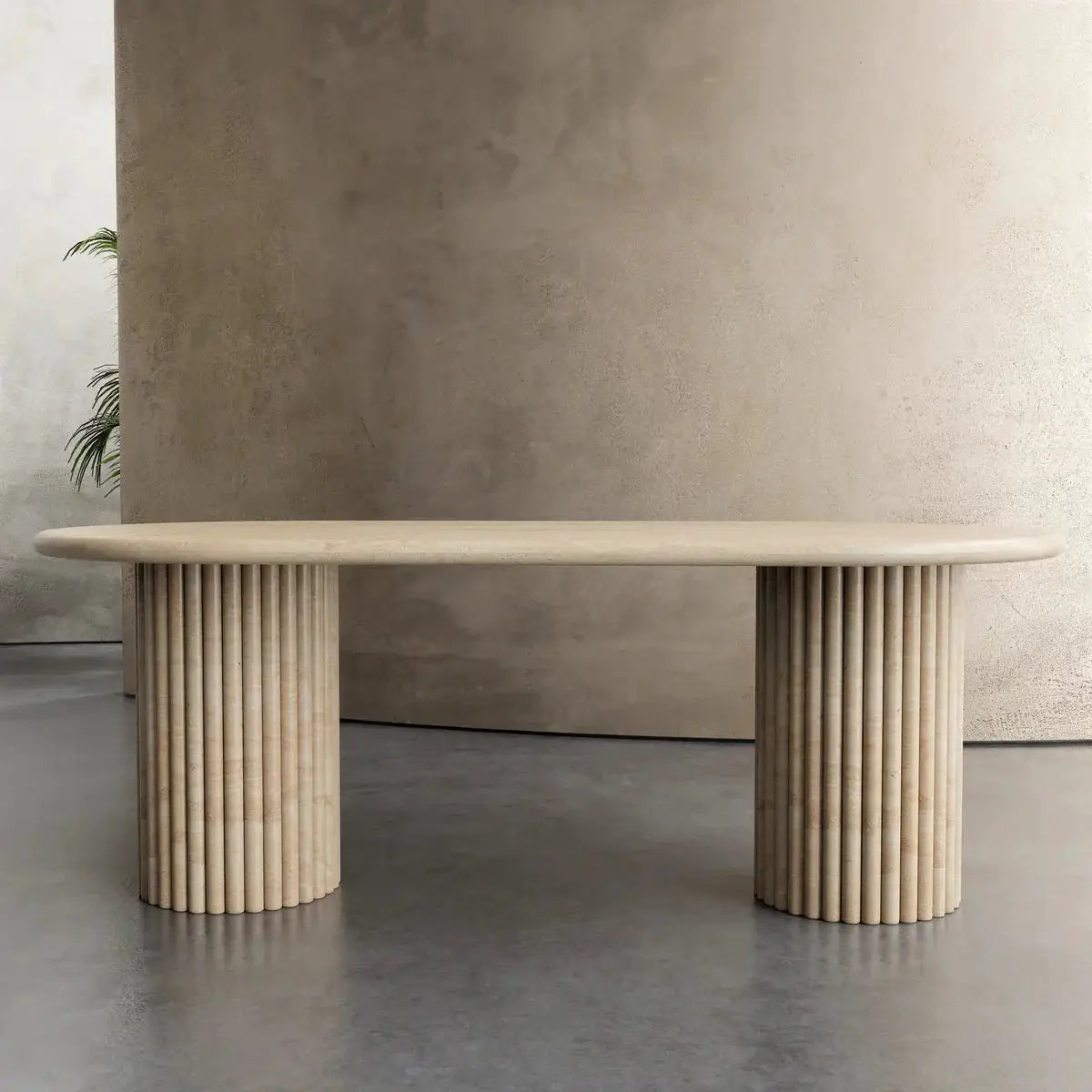 Elisa Deux Oval Dining Table by Zicana Boutique