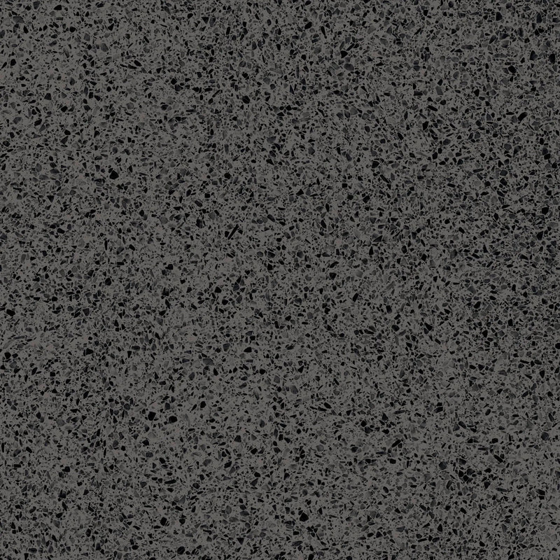 Elite Color Black Anti-Slip Terrazzo Look Porcelain Tiles 24x24 by landmarkceramics