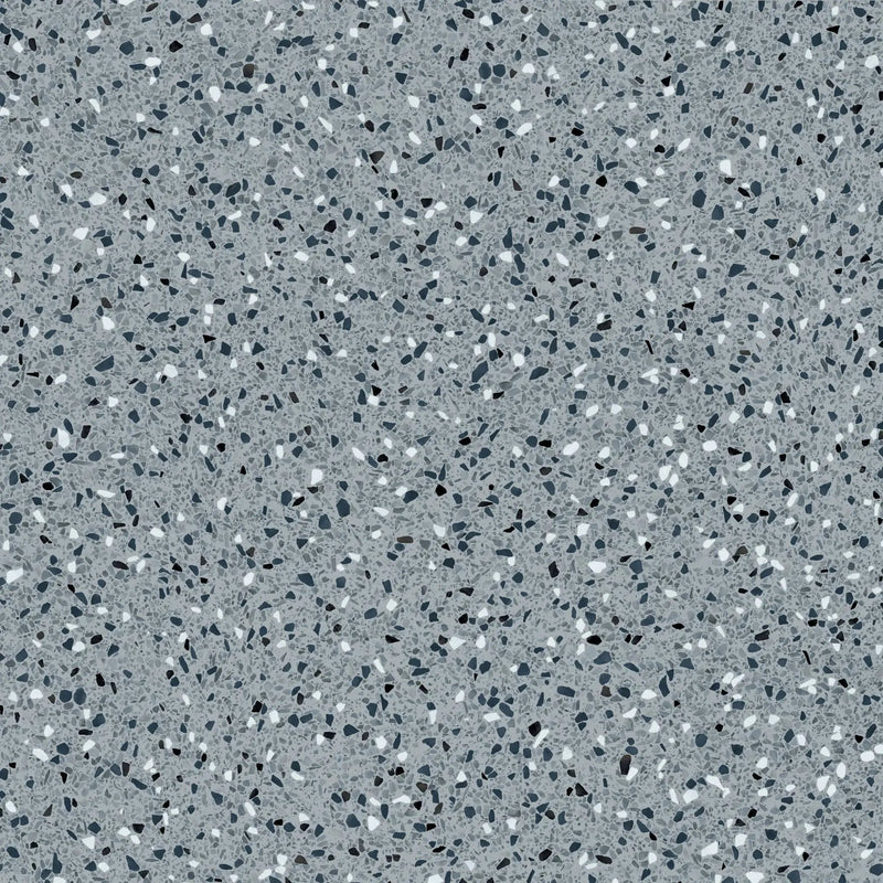 Elite Color Blue Anti-Slip Terrazzo Look Porcelain Tiles 24x24 by landmarkceramics