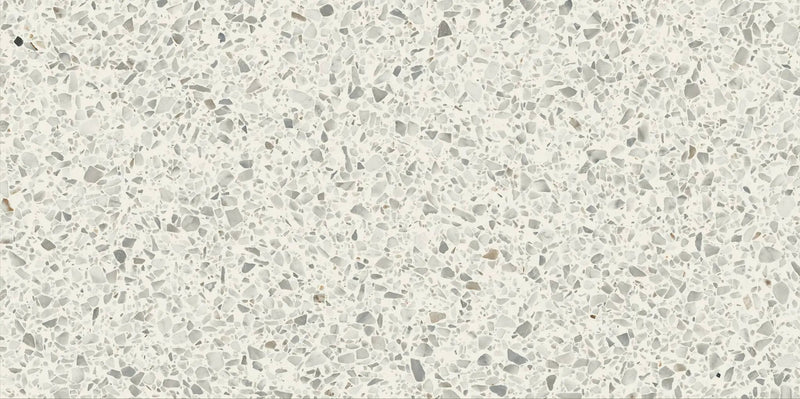 Elite Diamond White Anti-Slip Terrazzo Look Porcelain Tiles 12x24 by landmarkceramics