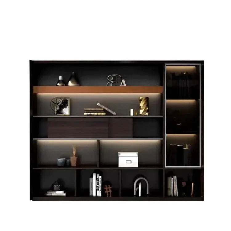 Fulton · Office Shelves w/ Integrated Lighting & Closet Storage by Arc Grove