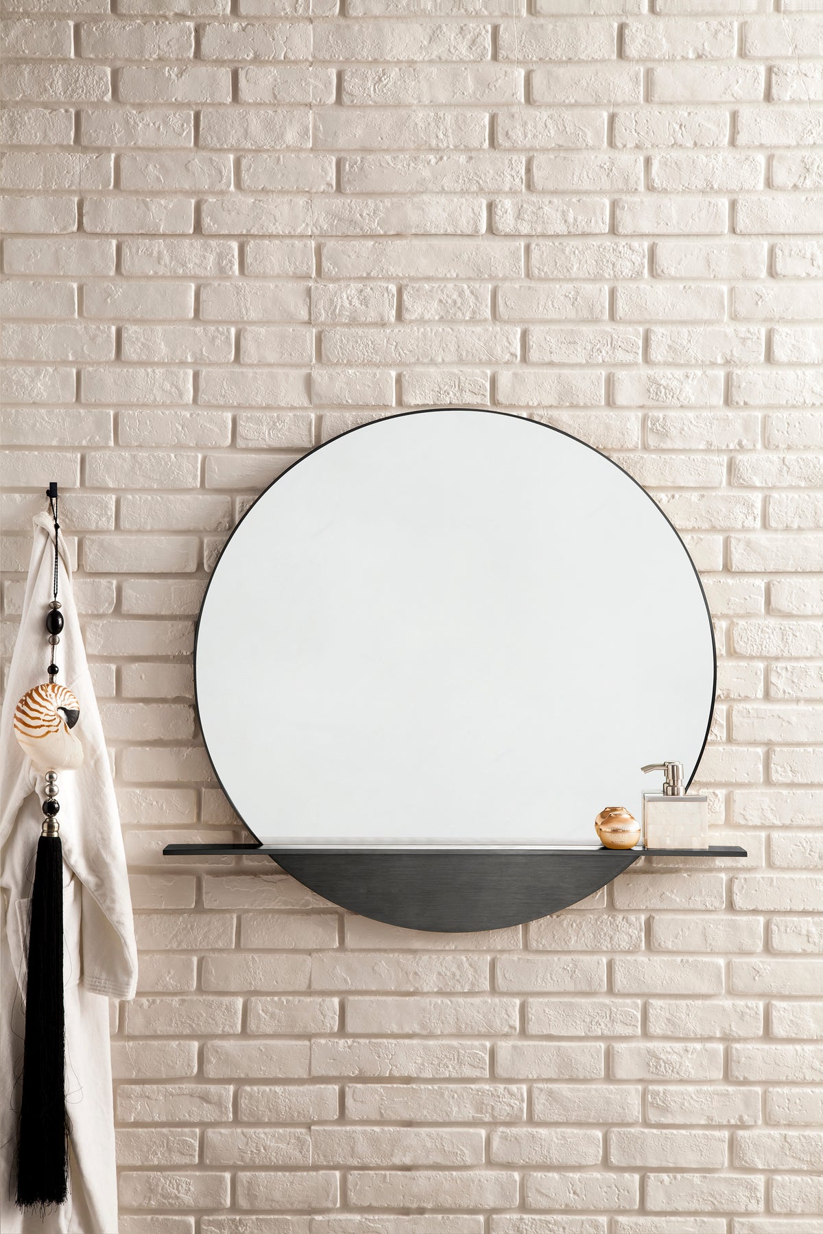 James Martin Platform 36" Mirror, Modern Iron, view 2