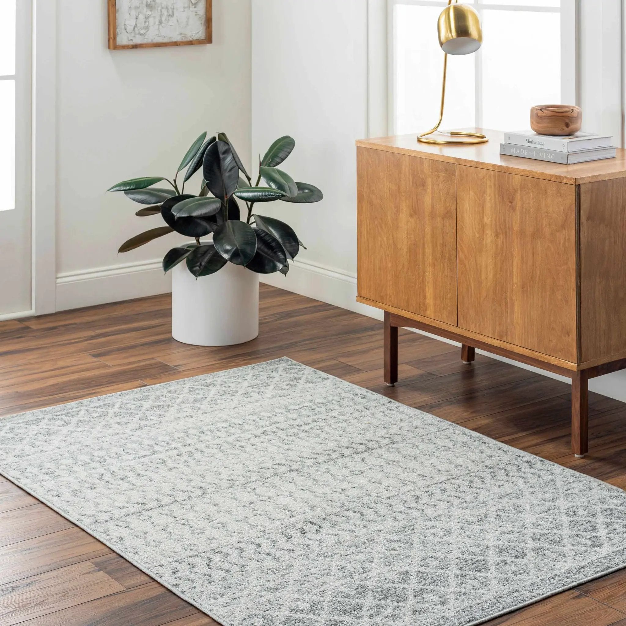 Constantin Gray Area Rug by Boutique Rugs