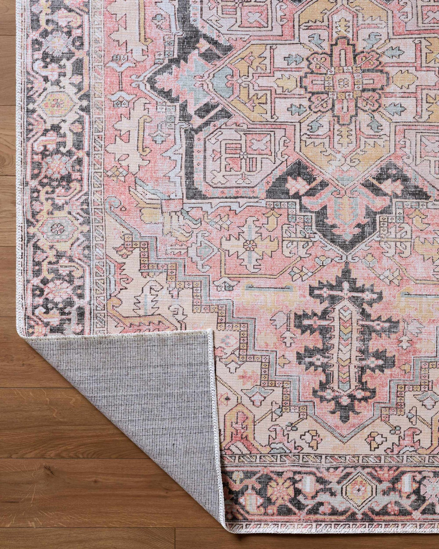 Nadia Dust Pink Area Rug - Clearance by Boutique Rugs