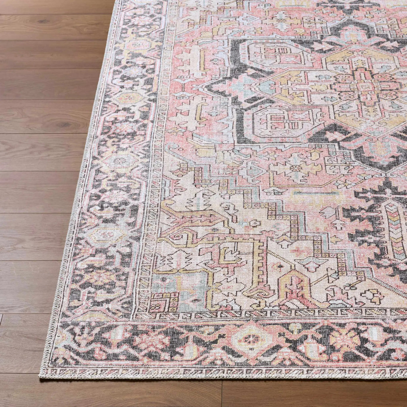 Nadia Dust Pink Area Rug - Clearance by Boutique Rugs