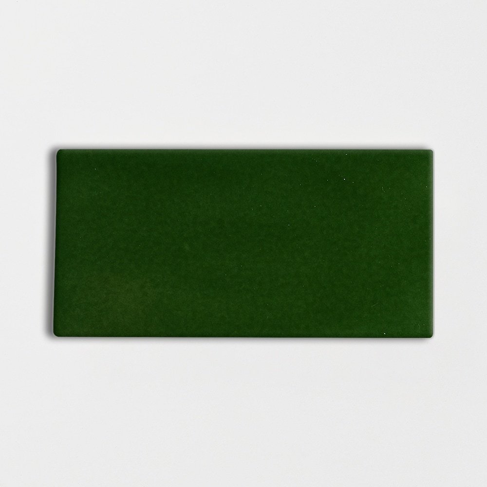 Forest Glossy Subway Ceramic Tiles 3x6 Ceramic Glossy 6x6 Tiles