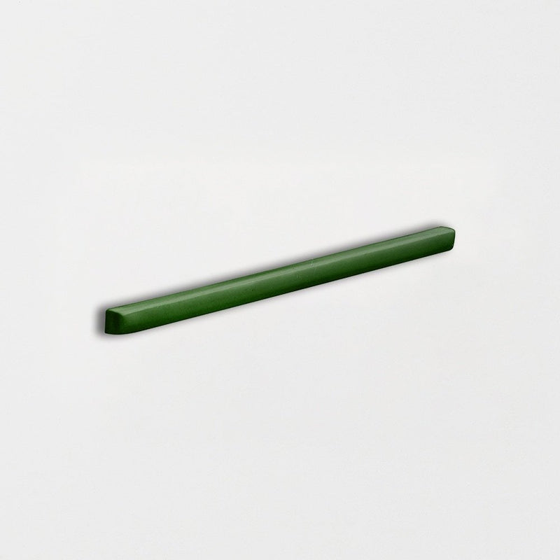 Forest Glossy Edge Trim Ceramic Moldings 3/8x6 Ceramic Glossy 2x6 Moldings