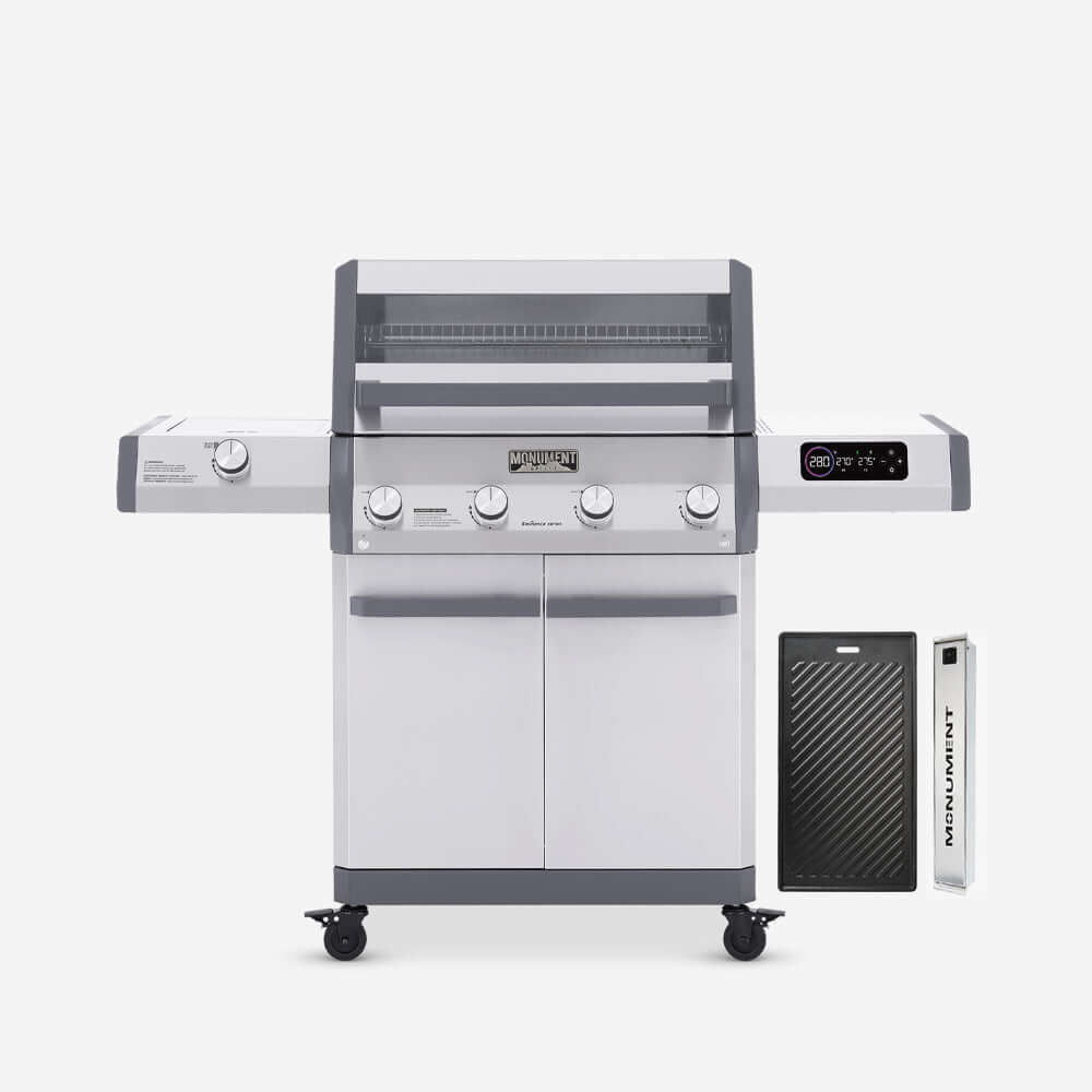 Eminence 405 | Chic Clearview® Smart Stainless Gas Grill by Monument Grills