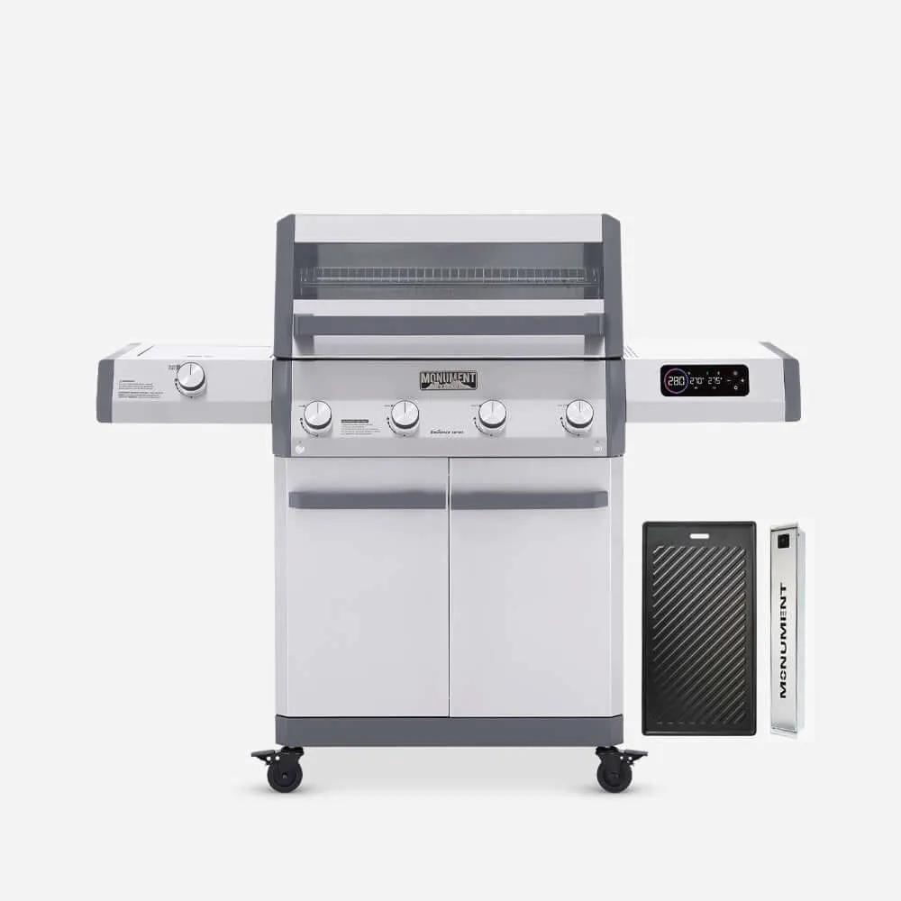 Eminence 405 | Chic Clearview® Smart Stainless Gas Grill by Monument Grills