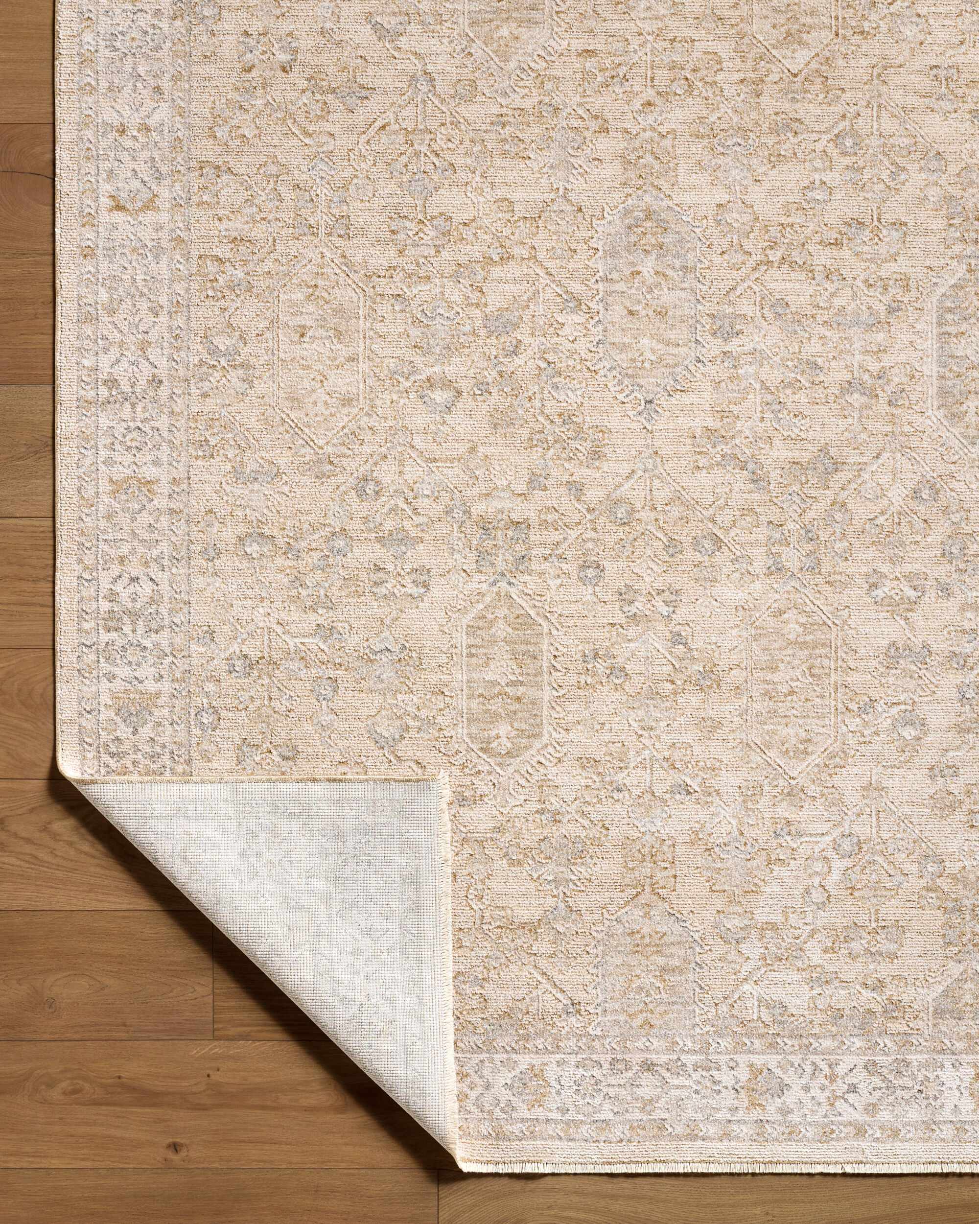 Rafee Tan Luxe Area Rug - Clearance by Boutique Rugs