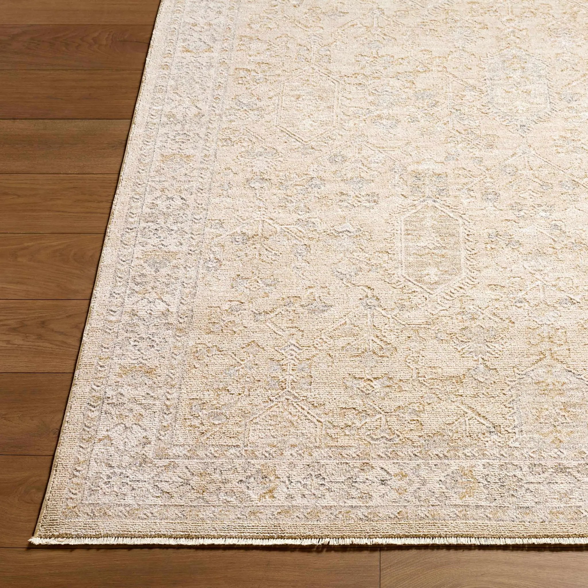 Rafee Tan Luxe Area Rug - Clearance by Boutique Rugs