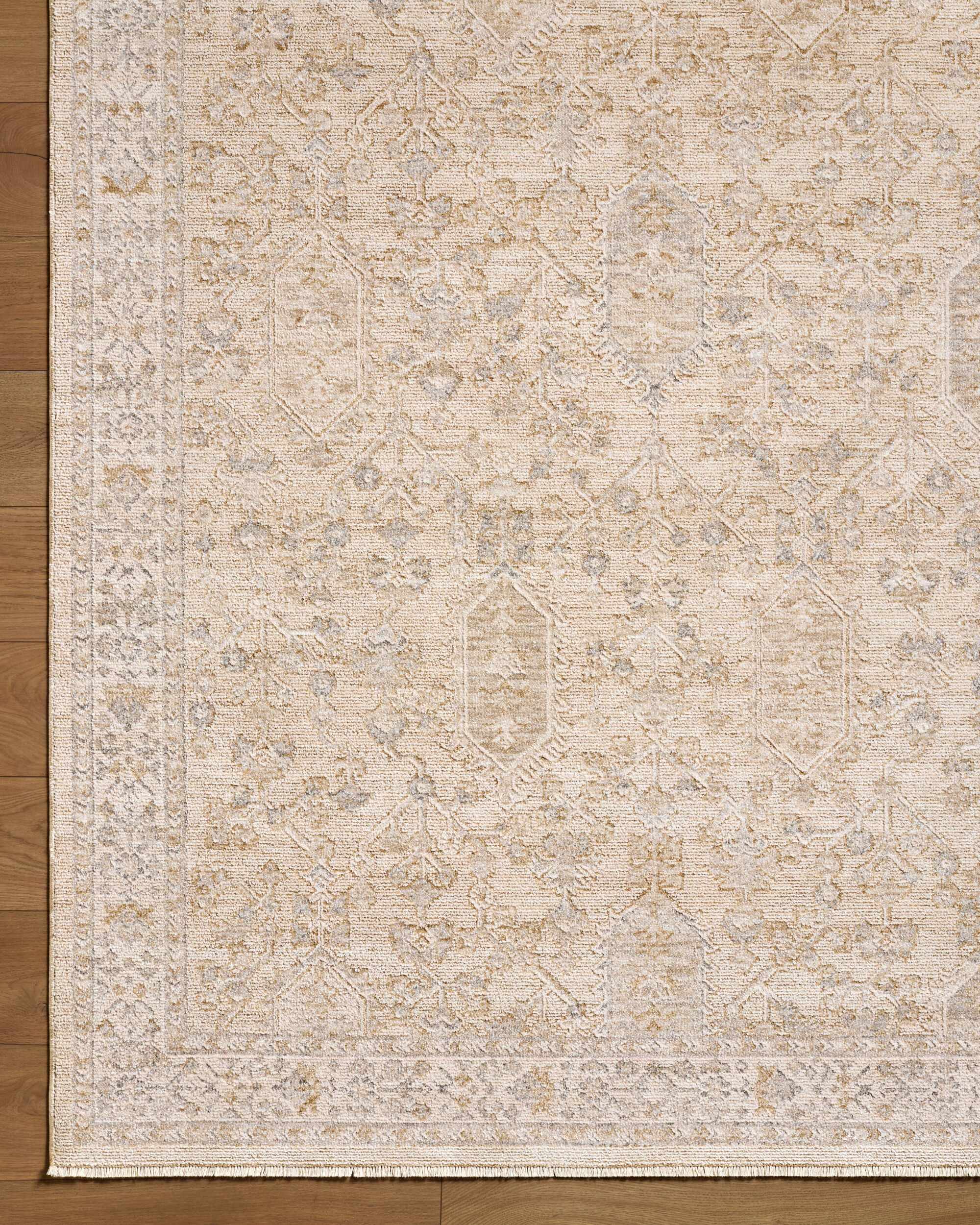 Rafee Tan Luxe Area Rug - Clearance by Boutique Rugs