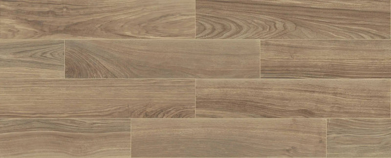 Emotion Relax Beige Wood Look Porcelain Tiles 8x40 by landmarkceramics