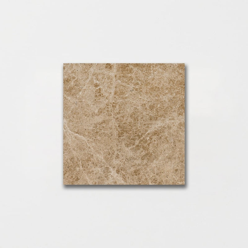 Emperador Light Polished Marble Tiles 4x4 Marble Polished 4x4 Tiles