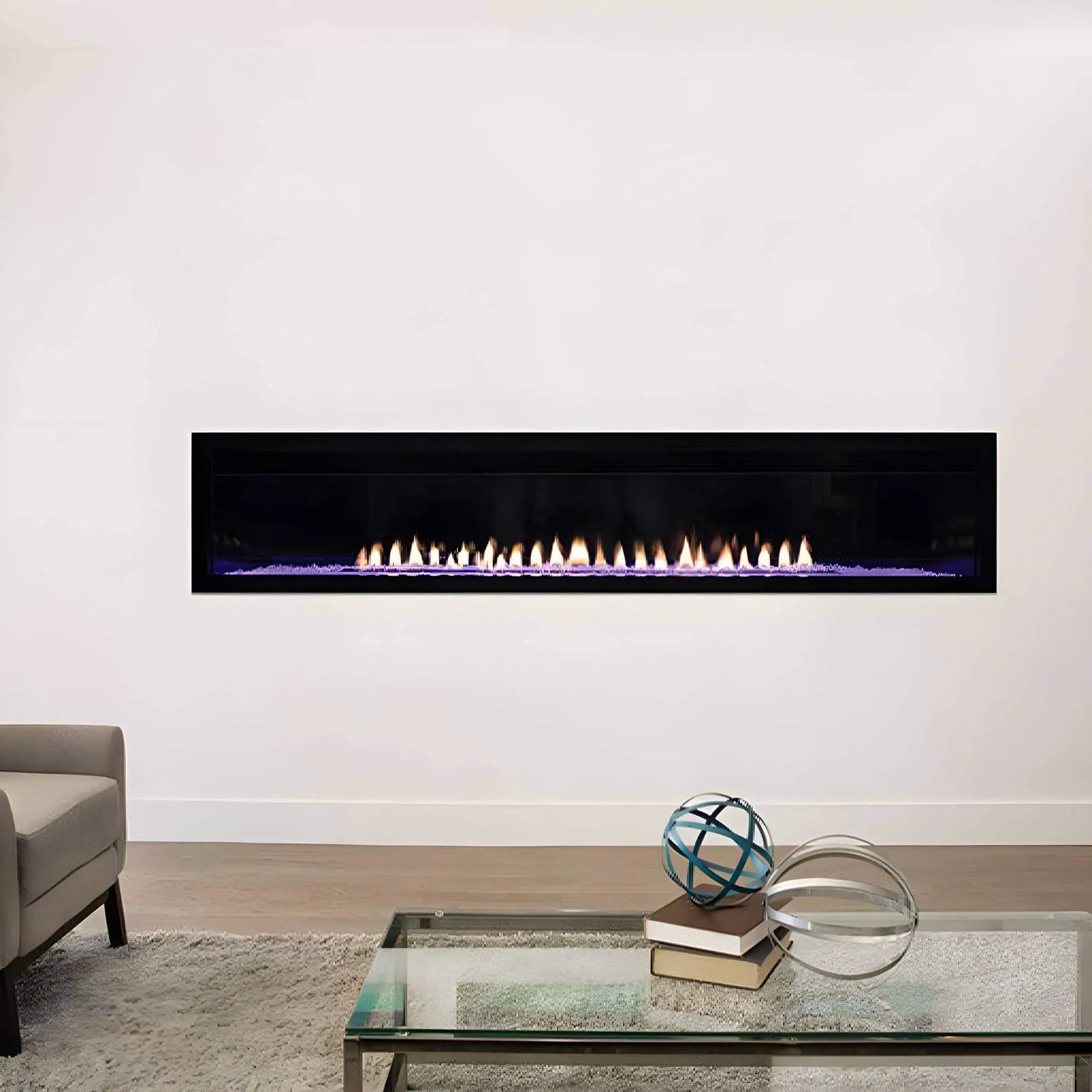 Empire Comfort Systems Boulevard Vent Free Natural Gas Linear Fireplace [VFLB72/60/48/36FP90N] (SAK30421) by SAKSBY WHOLESALE
