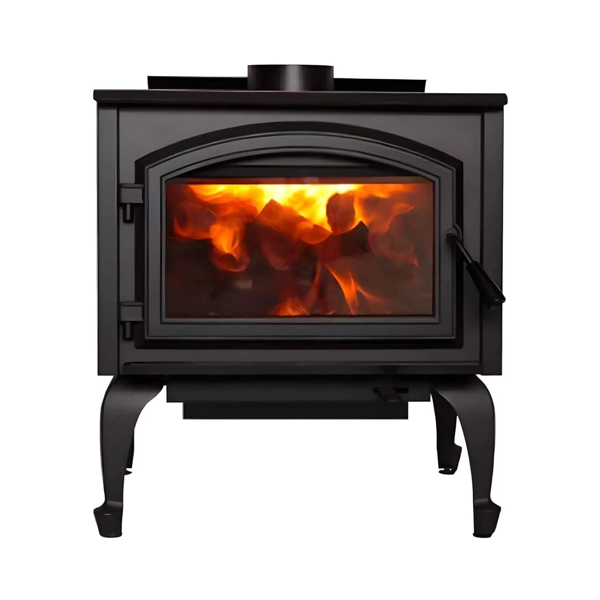 Empire Stove Gateway 2300 26" Freestanding Metallic Black Wood Burning Fireplace [WB23FS] (SAK40618) by SAKSBY WHOLESALE