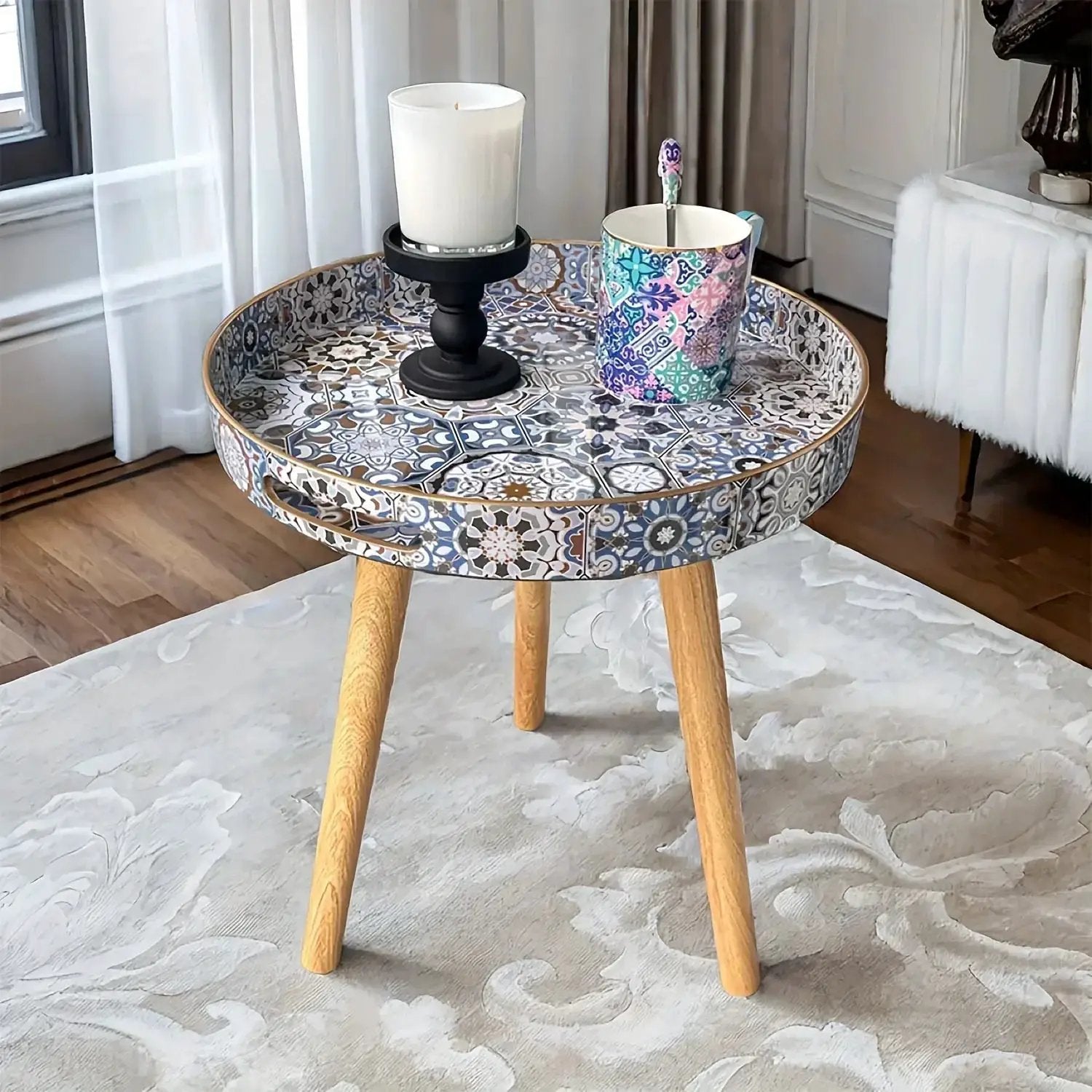 End Tables - Detachable Wooden Small by House Of Avana