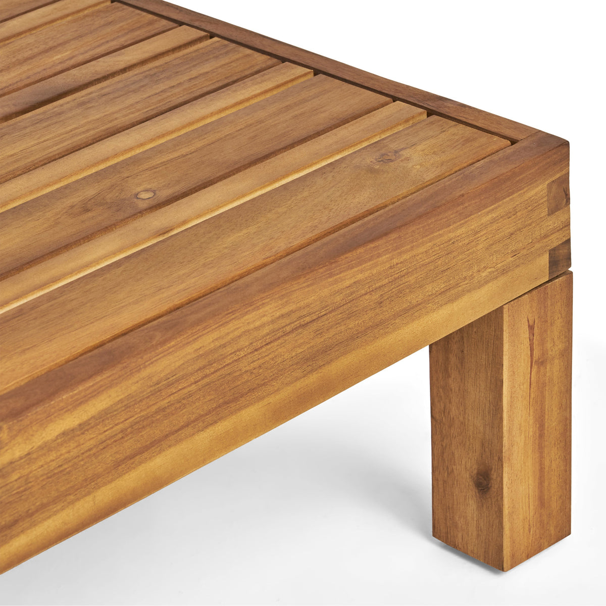Oana/Brava Coffee Table with Acacia Wood Construction - Teak, photo 8 of 10