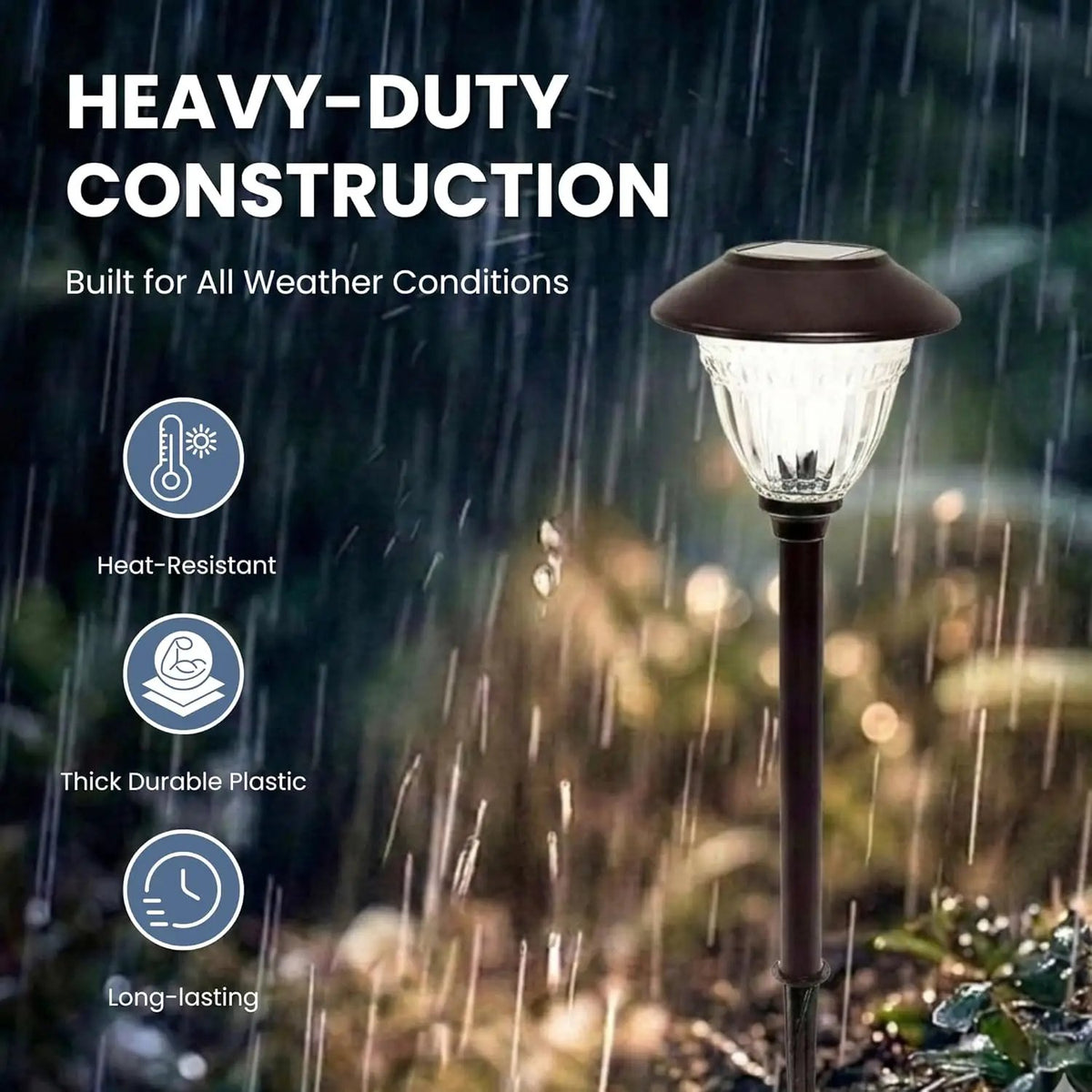 Energizer 10 Pack Solar LED Pathway Lights Outdoor-Stainless Steel by Outdoor Solar Outlet