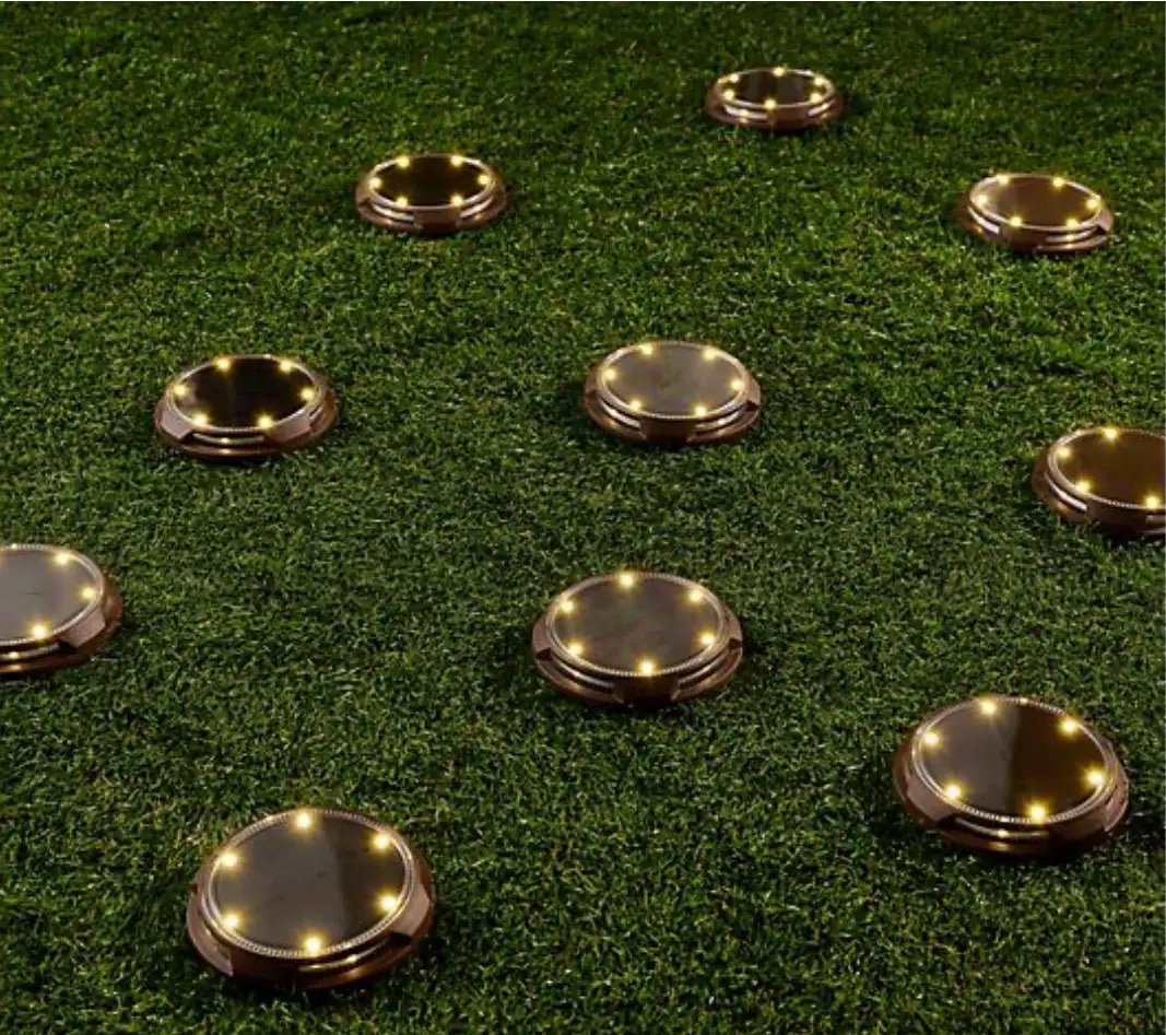 Energizer 10-pc Solar Disc Lights Multi-Direction 20 Lumen by Outdoor Solar Outlet