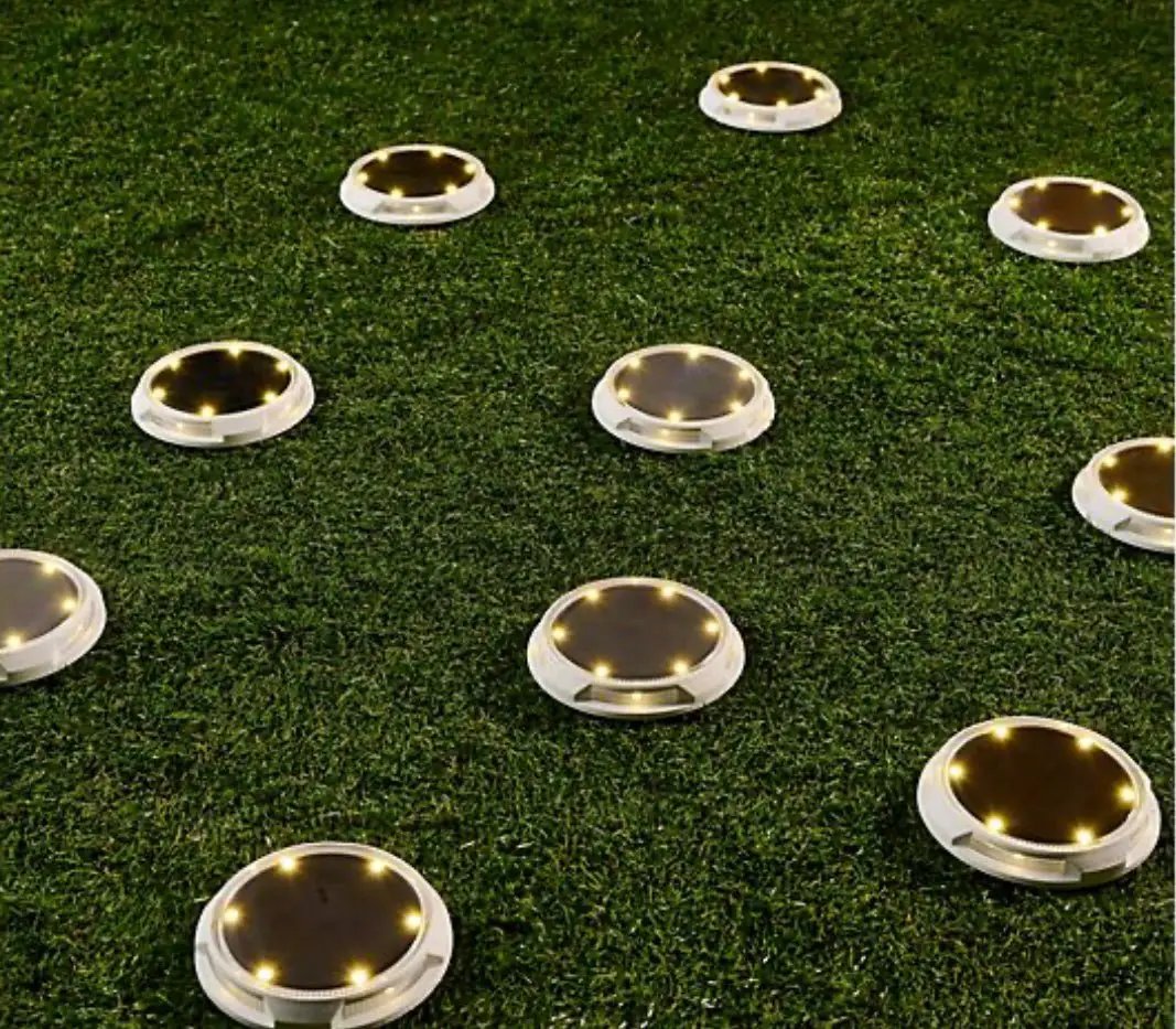 Energizer 10-pc Solar Disc Lights Multi-Direction 20 Lumen by Outdoor Solar Outlet