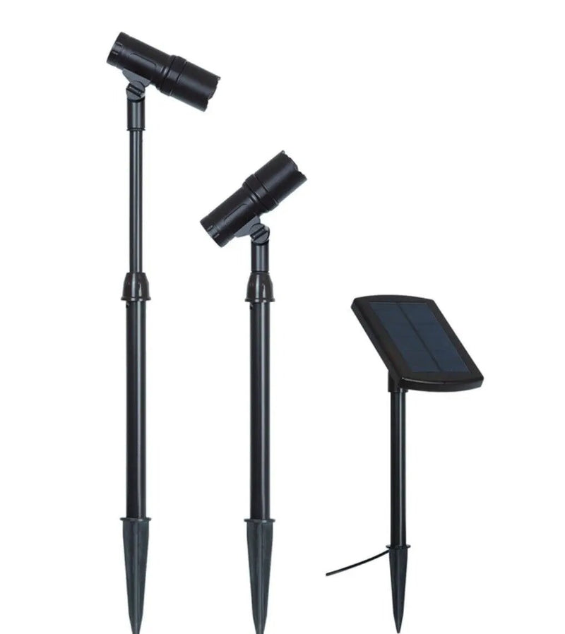 Energizer 100 Lumen Solar LED Spot/Flood Light with Pole (2 Piece) by Outdoor Solar Outlet
