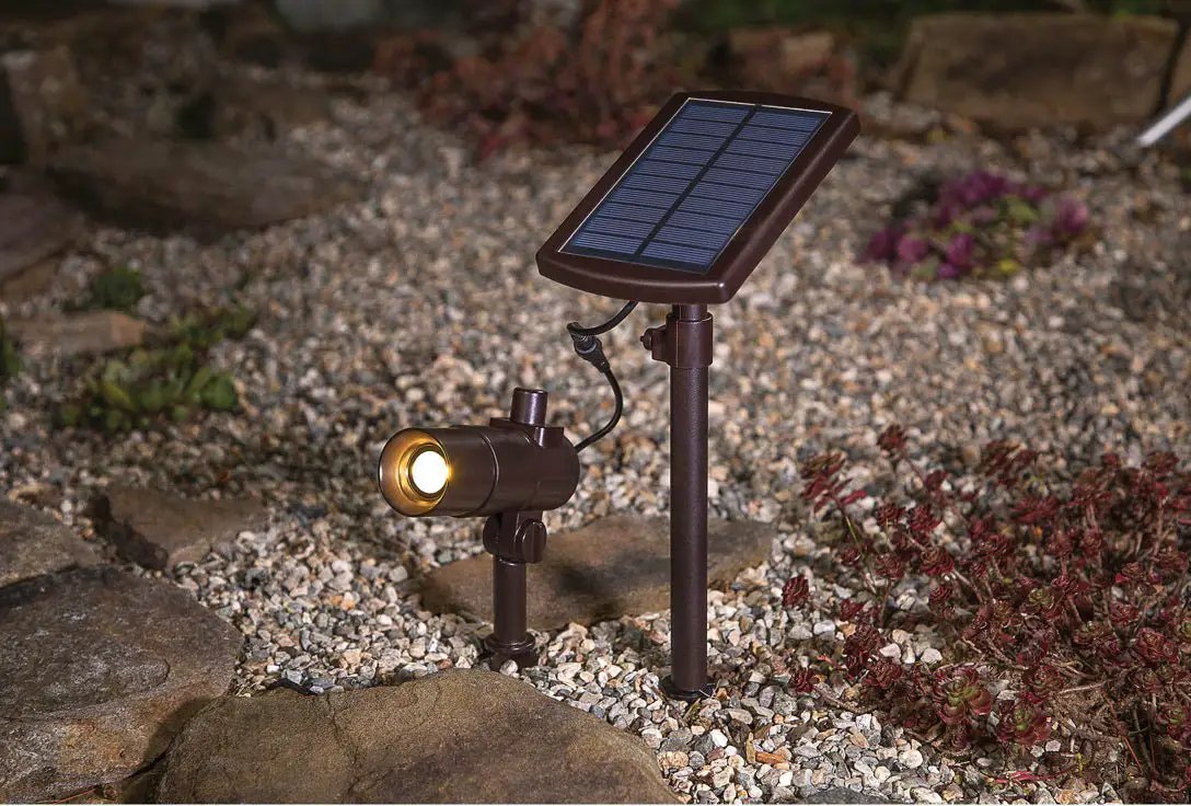Energizer 100 Lumen Solar LED Spot/Flood Light with Pole (2 Piece) by Outdoor Solar Outlet