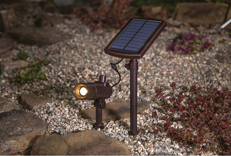 Energizer 100 Lumen Solar LED Spot/Flood Light with Pole (2 Piece) by Outdoor Solar Outlet