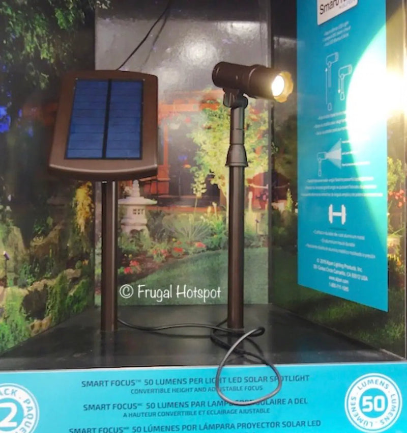 Energizer 100 Lumen Solar LED Spot/Flood Light with Pole (2 Piece) by Outdoor Solar Outlet