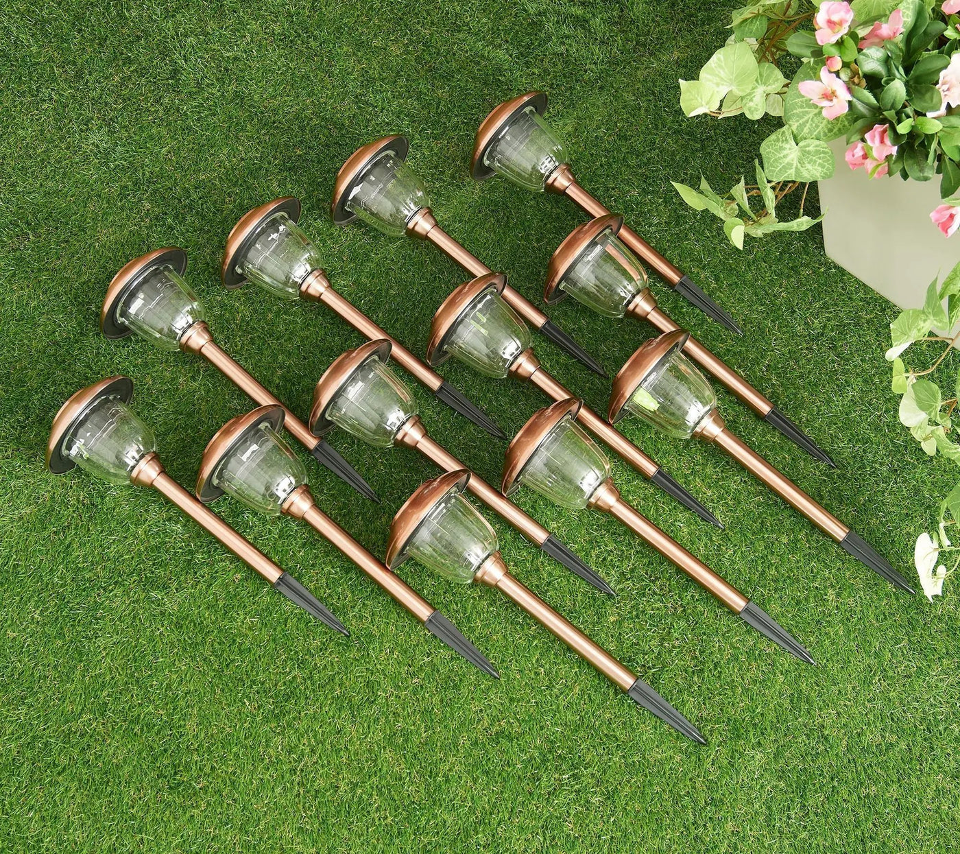 Energizer 12 Pack Solar Pathway Light Set 15-Lumen by Outdoor Solar Outlet