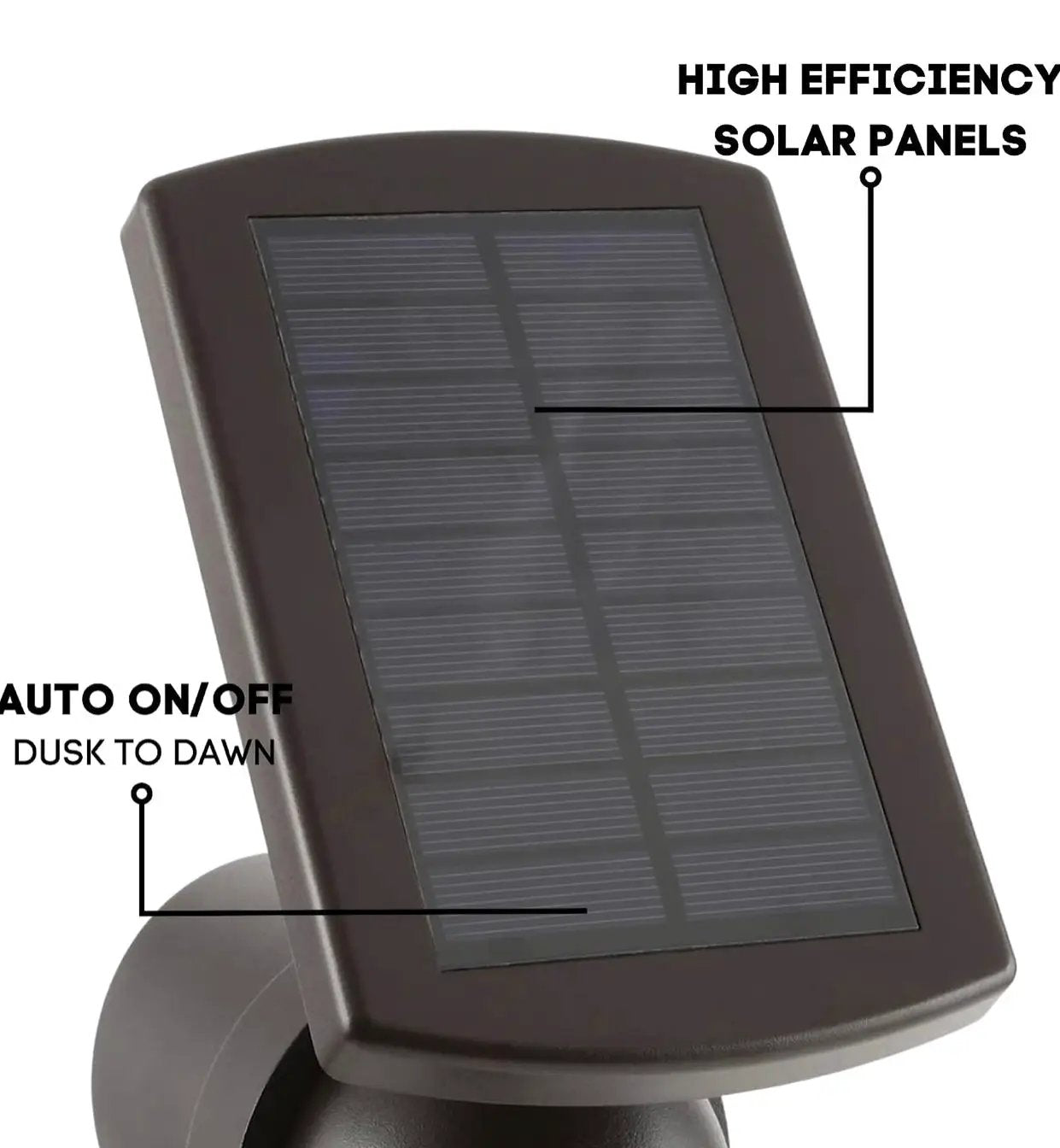 Energizer 2 Pack Spot Light Solar 45-Lumen Metal Outdoor Waterproof LED Landscape by Outdoor Solar Outlet