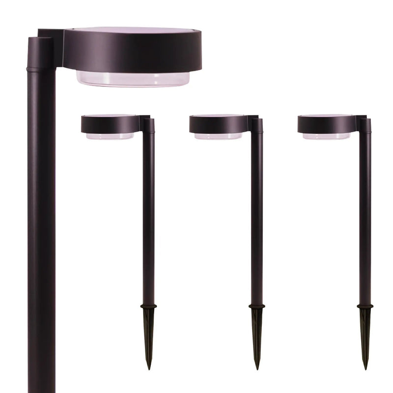 Energizer 20 Lumen Set of 4 Down light Aluminum Solar Pathway Lights by Outdoor Solar Outlet