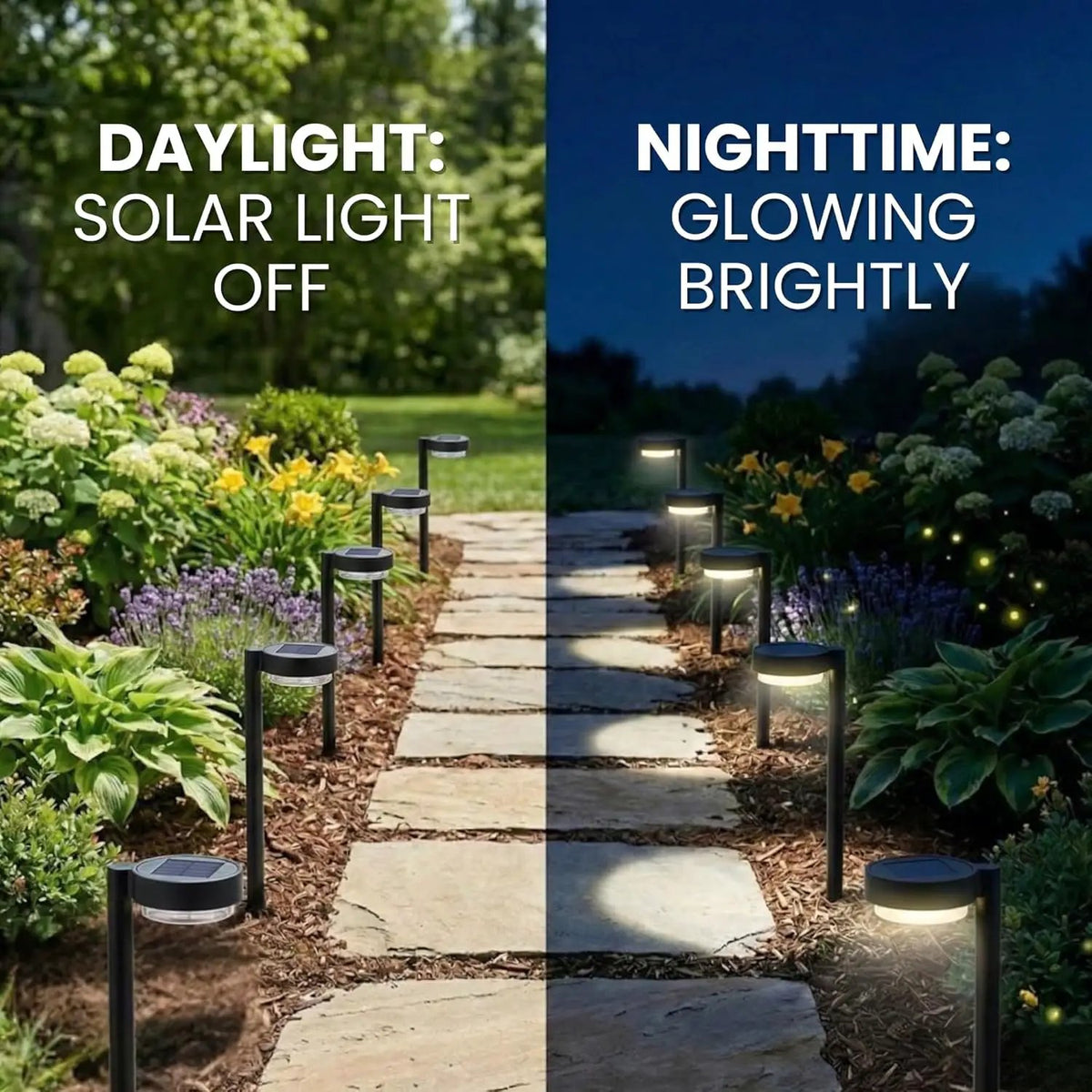 Energizer 20 Lumen Set of 4 Down light Aluminum Solar Pathway Lights by Outdoor Solar Outlet