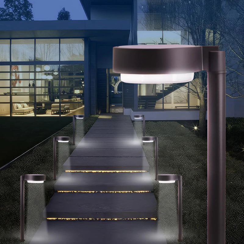 Energizer 20 Lumen Set of 4 Down light Aluminum Solar Pathway Lights by Outdoor Solar Outlet
