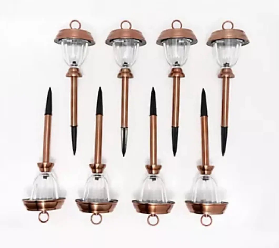 Energizer 8 Pack 3-in-1 Solar Pathway Lights with 360-degree 15 Lumen by Outdoor Solar Outlet